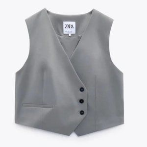 NWT Zara tailored breasted vest